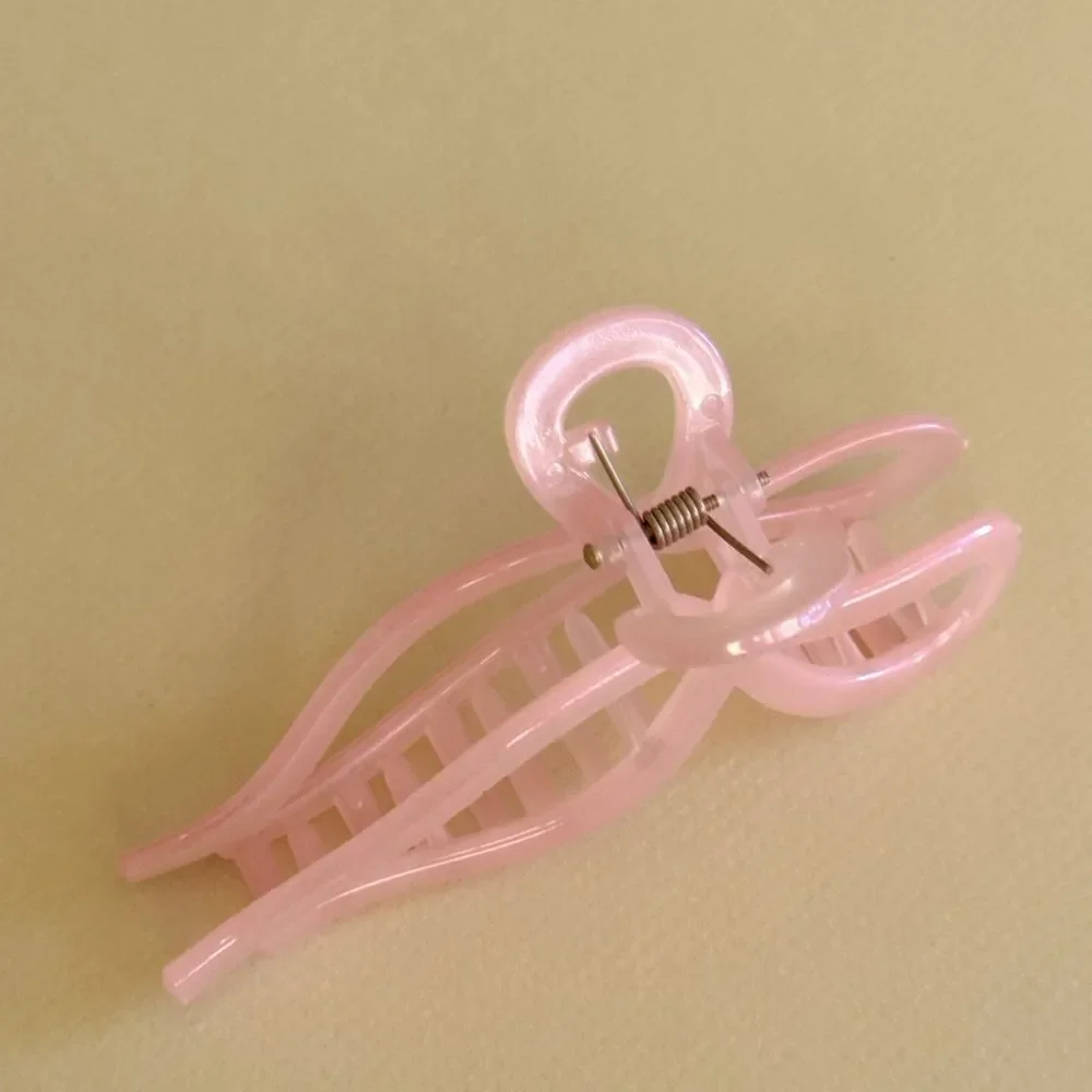 Pink Bow Hair Clip K22